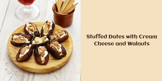 Stuffed Dates with Cream Cheese and Walnuts